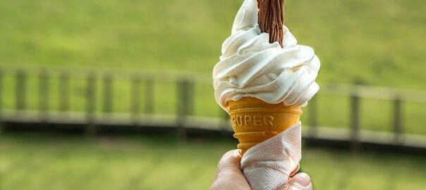 Ice Cream Cone - Caravan Park Cerne Abbas